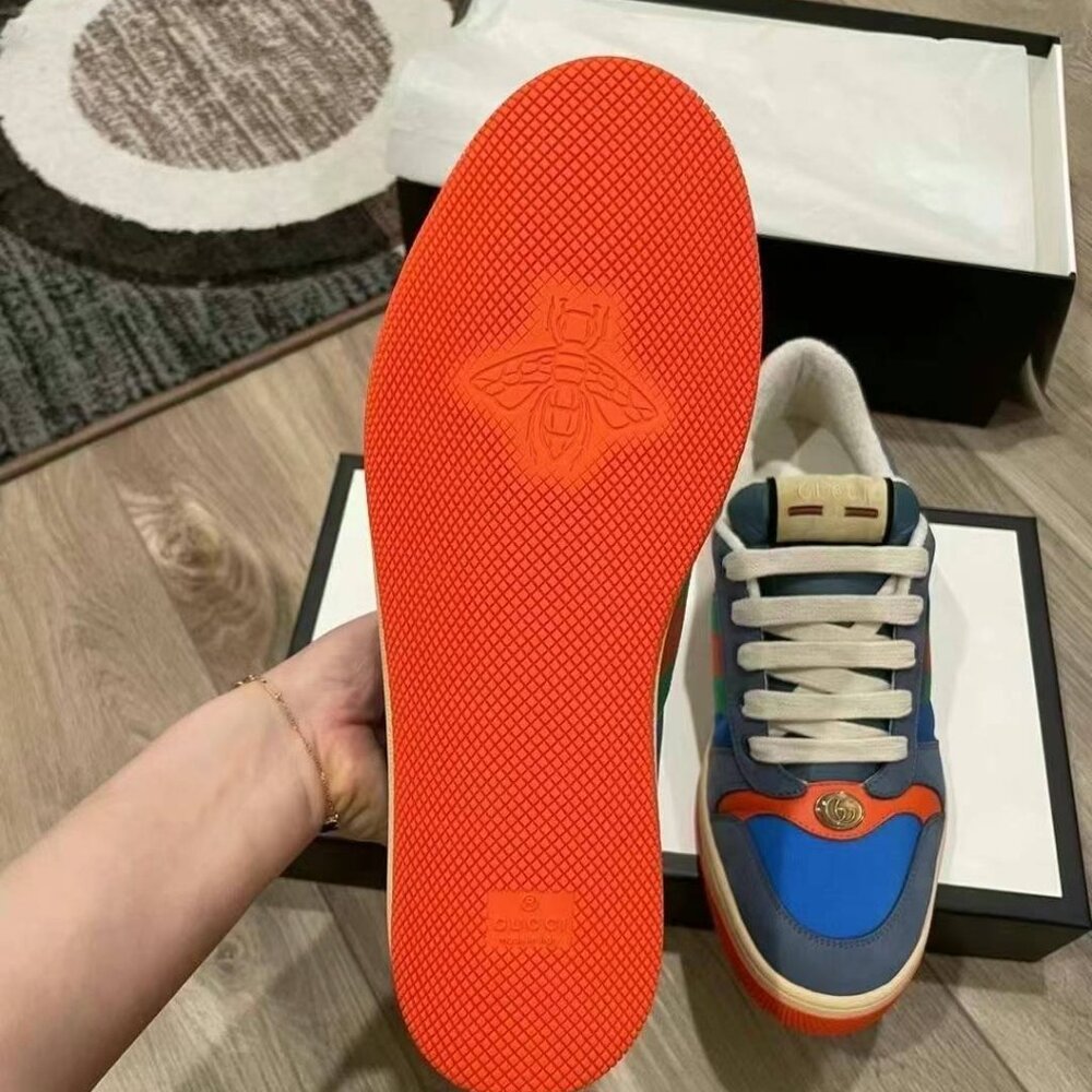 NIB Authentic Gucci Screener 'Blue Orange' - Picture 5 of 6